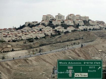 A picture shows the West Bank Jewish settlement of Maale Adumim near Jerusalem on March 2, 2009. Israel's housing ministry has plans for West Bank construction that would nearly double the number of settlers in the occupied territory, the anti-settlement group Peace Now said. AFP PHOTO/ AHMAD GHARABLI (Photo credit …