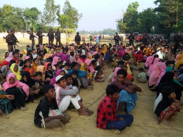 Areas of Rakhine in Myanmar have been in lockdown since October, sending tens of thousands