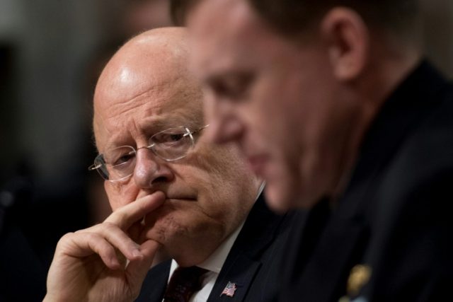 Director of National Intelligence James Clapper (L) and National Security Agency Director