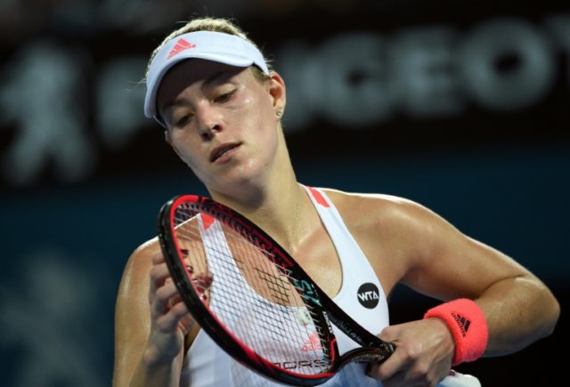 Germany's Angelique Kerber (pictured) lost in the quarter-finals of the Brisbane Internati
