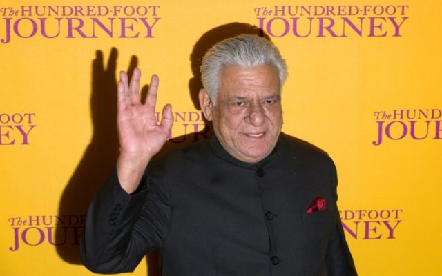 Acclaimed Bollywood actor Om Puri, who aslo played a role in Richard Attenborough's epic G
