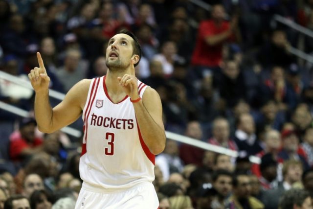 Ryan Anderson of the Houston Rockets made his former team Orlando pay by hitting five thre