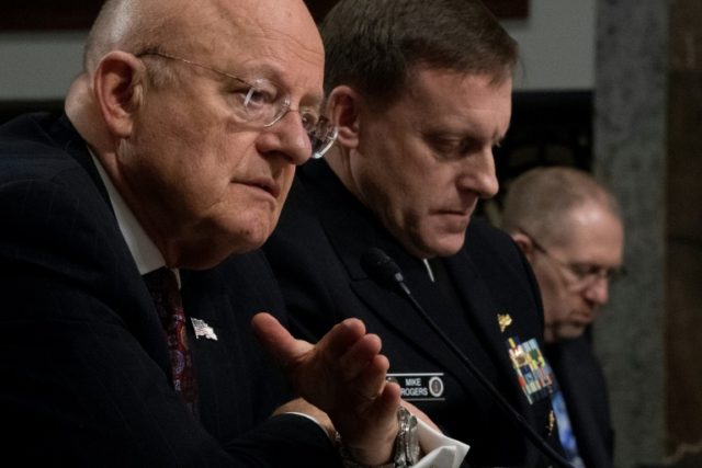 Director of National Intelligence James Clapper (L) and National Security Agency Director