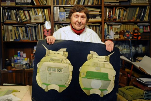 Galina Balashova, the artist who designed the first space habitation module for Soviet cos