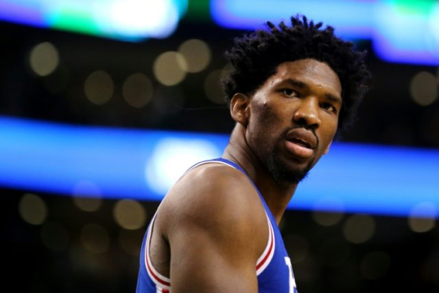 Joel Embiid of the Philadelphia 76ers, pictured on January 6, 2017, connected on eight of