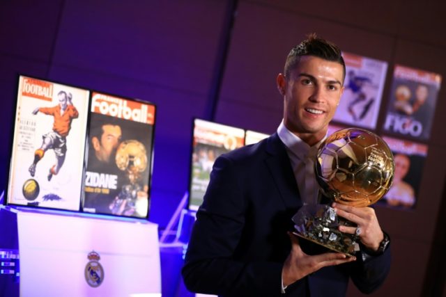 Real Madrid star Cristiano Ronaldo was awarded the Ballon d'Or on December 8, 2016