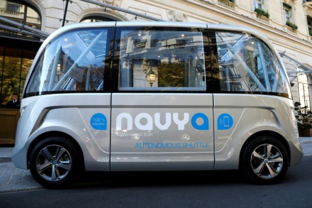 The Navya program will last a week, and was touted as the first time a fully autonomous, e