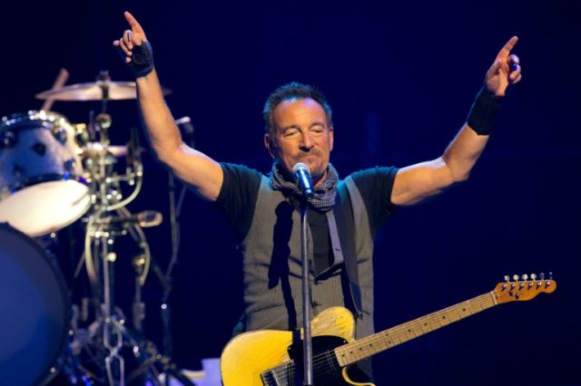 US musician Bruce Springsteen, pictured in 2016, will set up at Monmouth University in New