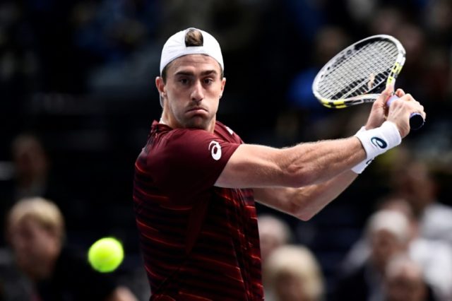 Steve Johnson (pictured) of the US knocked out two-time champion, compatriot John Isner fr