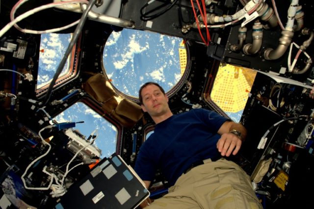 French astronaut Thomas Pesquet (pictured) and American Shane Kimbrough went on a spacewal