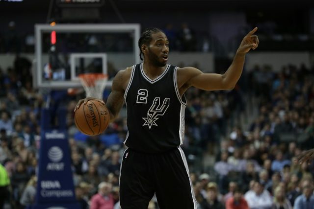 Kawhi Leonard helped the San Antonio Spurs to a 134-94 win against the Los Angeles Lakers