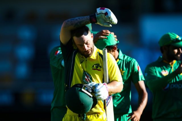 Matthew Wade scored 100 as Australia beat Pakistan in Brisbane to win the first one-day in