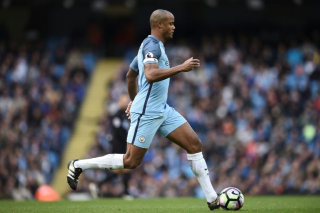 Manchester City's Vincent Kompany is back in first team contention having had an eight-wee