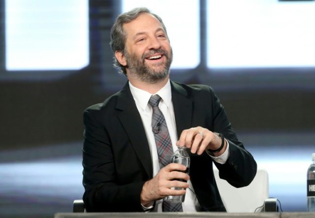 Executive producer/director Judd Apatow of the series 'Crashing' speaks onstage during the