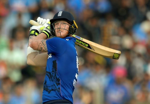 England's Ben Stokes hit a quick-fire half-century as the tourists hit 350-7 in the first