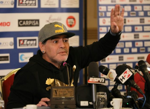 Maradona will perform on January 16 at the San Carlo Theatre in a show by Italian actor an