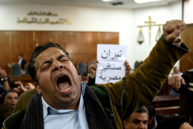 Egyptians activists celebrated the original High Court ruling in December 2016