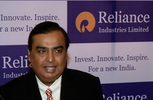 Indian conglomerate Reliance Industries is headed by chairman Mukesh Ambani