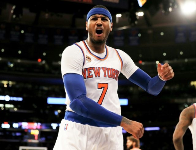 Carmelo Anthony of the New York Knicks says he isn't interested in waiving his no-trade cl