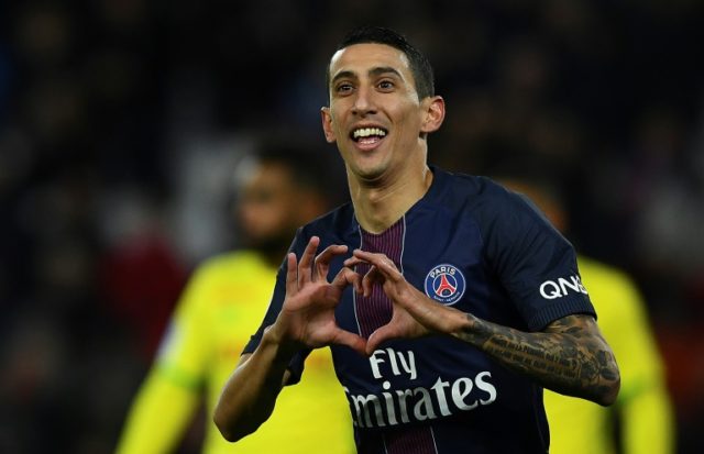 Angel Di Maria joined PSG from Manchester United in August 2015