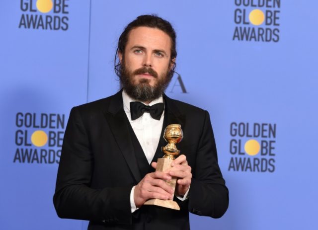 Casey Affleck, winner of the Best Performance by an Actor in a Motion Picture Drama for 'M