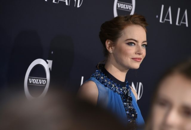 Actress Emma Stone attends the premiere of Lionsgate's "La La Land", which won a record se