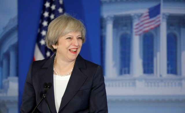 British Prime Minister Theresa May pledged her commitment to the "special relationship" be