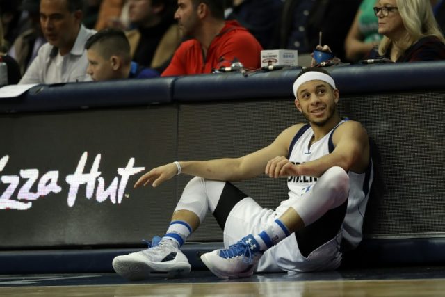 Seth Curry of the Dallas Mavericks waits to enter the game, in Dallas, Texas, on January 2