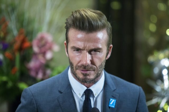 Former professional footballer David Beckham was part of a legendary Manchester United you