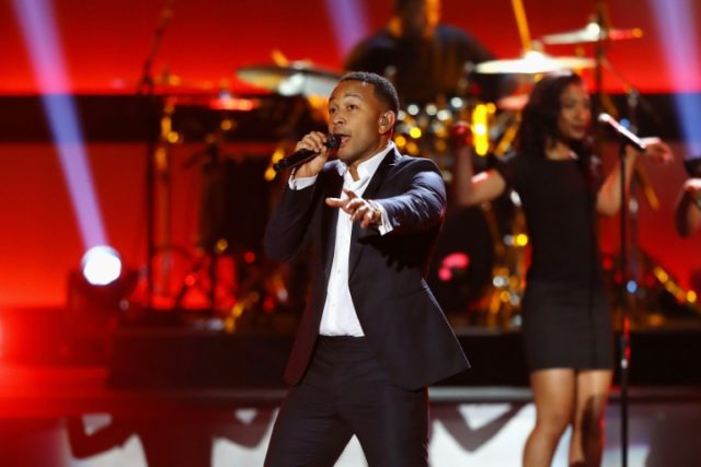 Singer-songwriter John Legend implored Hollywood to stand against Donald Trump saying "our