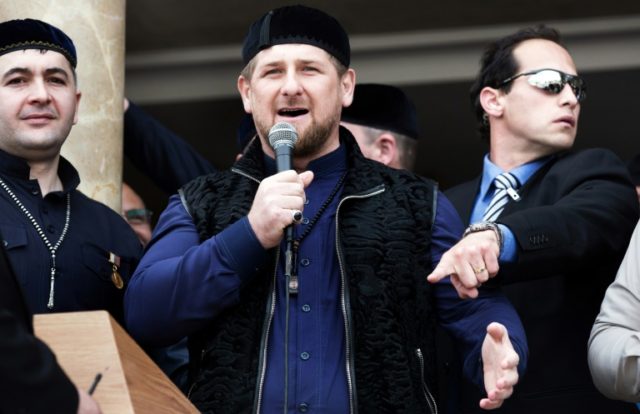 Chechen leader Ramzan Kadyrov -- pictured here in March 2014 -- said three Islamic insurge