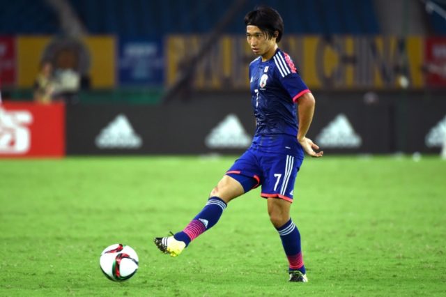 Japanese midfielder Gaku Shibasaki announced himself on the international stage with two g
