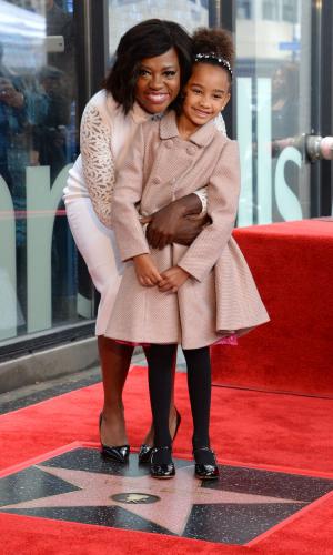 Viola Davis' daughter and husband attend her Hollywood Walk of Fame ceremony
