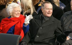 Barbara Bush joins husband in Texas hospital as 'precaution'