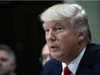 WASHINGTON, DC - FEBRUARY 02: (AFP OUT) U.S. President Donald Trump meets with executives and union representatives from the Harley Davidson company at the White House on February 2, 2017 in Washington, DC. At the end of the photo opportunity, Trump said 'nothing is off the table' in relation to …