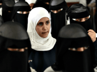 Hijabi woman MOHAMMED HUWAIS/AFP/Getty Images