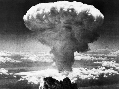 FILE - In this Aug. 9, 1945 file photo, a mushroom cloud rises moments after the atomic bomb was dropped on Nagasaki, southern Japan. On two days in August 1945, U.S. planes dropped two atomic bombs, one on Hiroshima, one on Nagasaki, the first and only time nuclear weapons have …
