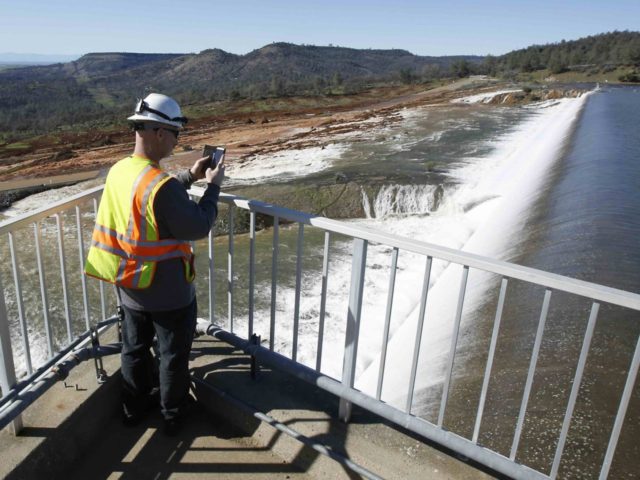 Oroville emergency spillway (Rich Pedroncelli / Associated Press)