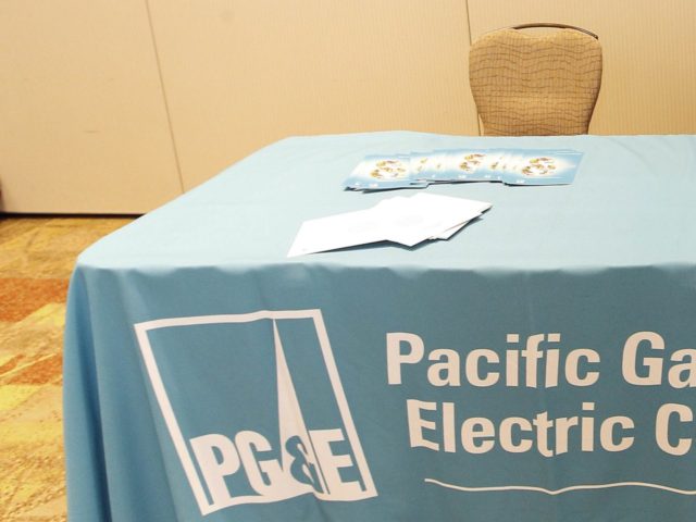 PG&E empty chair (Tony Avelar / Associated Press))