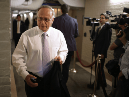 Rep. Steve King (R-IA) arrives for a House Republican caucus meeting at the U.S. Capitol October 4, 2013 in Washington, DC. 'This isn't some damn game,' Speaker of the House John Boehner (R-OH) said about the current federal government shutdown. (Photo by Chip Somodevilla/Getty Images)
