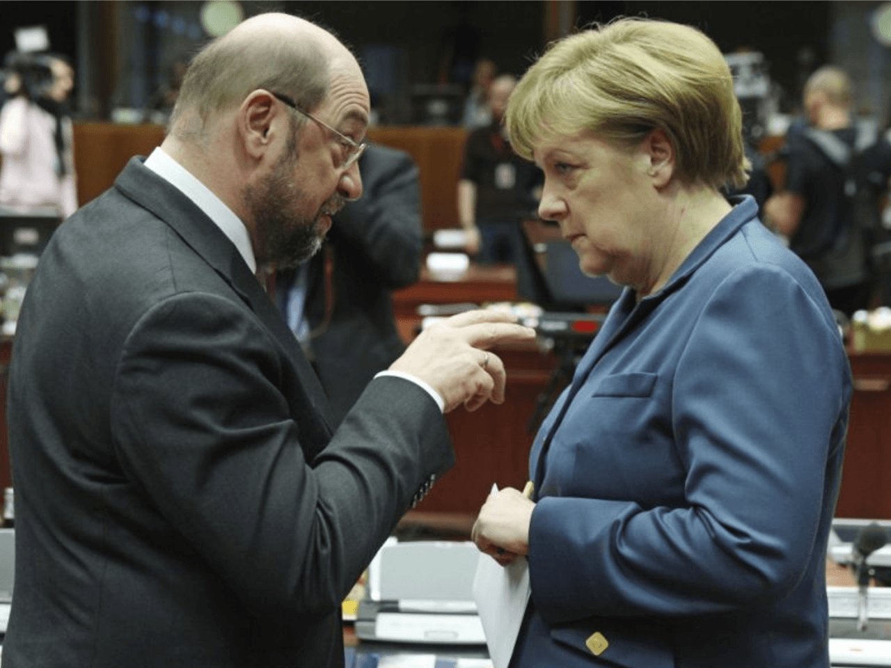 German Social Democrats Push Back Against ‘Grand’ Coalition With Merkel