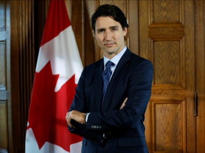 Canada's Prime Minister Justin Trudeau poses following an interview with Reuters on Parlia