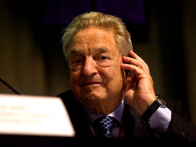 Global financier George Soros during the 2nd European Roma Summit in Cordoba, Spain Thursd
