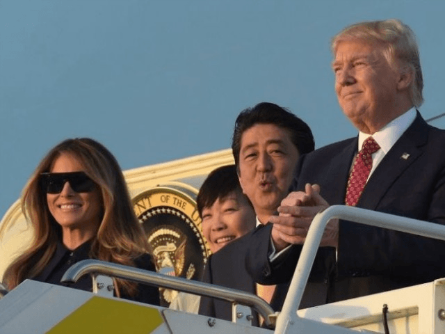 Donald Trump, Shinzo Abe, Melania Trump, Akie Abe