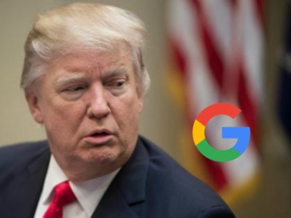 donald trump google