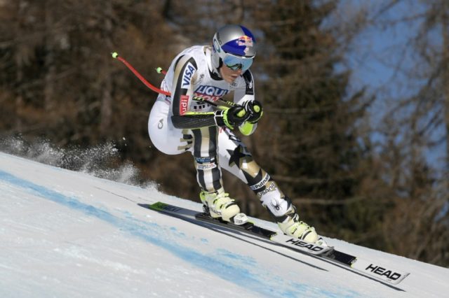 USA's Lindsey Vonn has had just five World Cup races back since breaking her right arm in