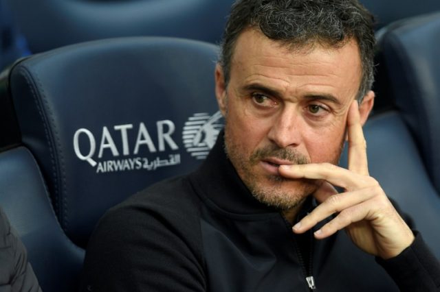 Barcelona's coach Luis Enrique, pictured on February 4, 2017, is hoping to recover injured
