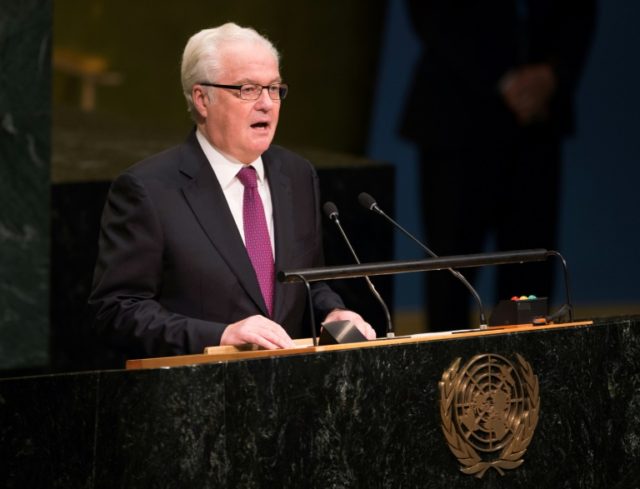Russian Ambassador to the UN Vitaly Churkin, pictured in 2016, died at age 64
