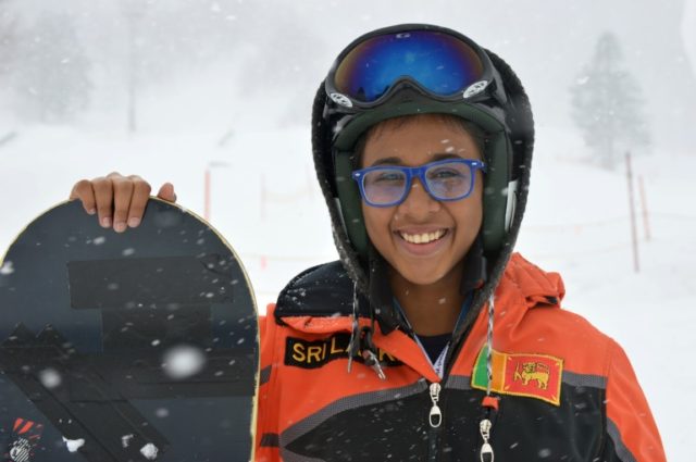 Swimmer-turned-snowboarder Azquiya Usuph is an unlikely pioneer for winter sports in sun-k
