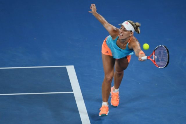 Germany's Angelique Kerber, in action on January 22, 2017, could regain the number one ran
